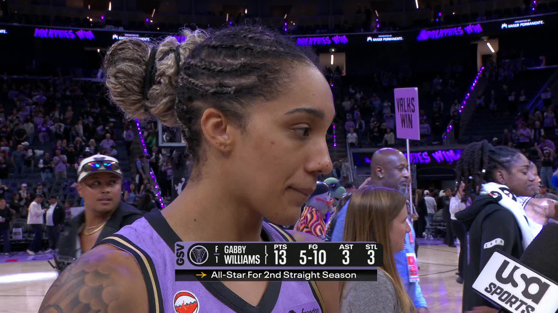 Gabby Williams Postgame (USA Network) | 8/12/26
